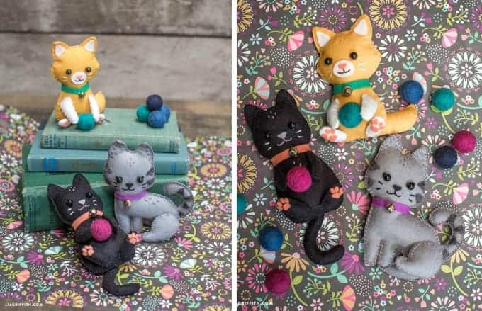 DIY Felt Craft Cats