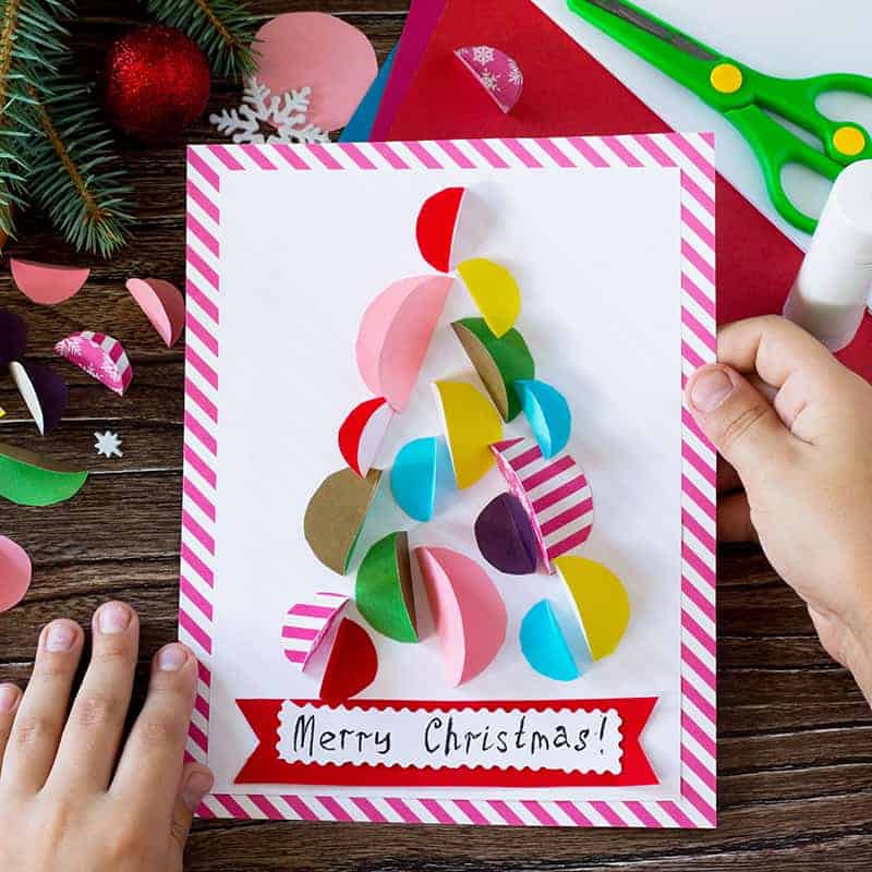 Fun And Easy Christmas Card Tutorial Perfect For Kids Or Adults 