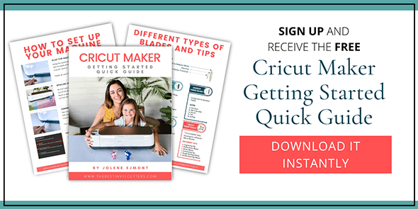 Cricut Maker Getting Started Quick Guide Optin