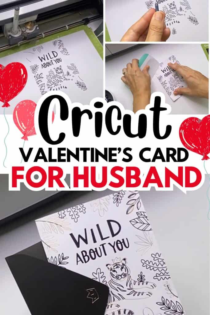 Cricut Valentine Card Husband