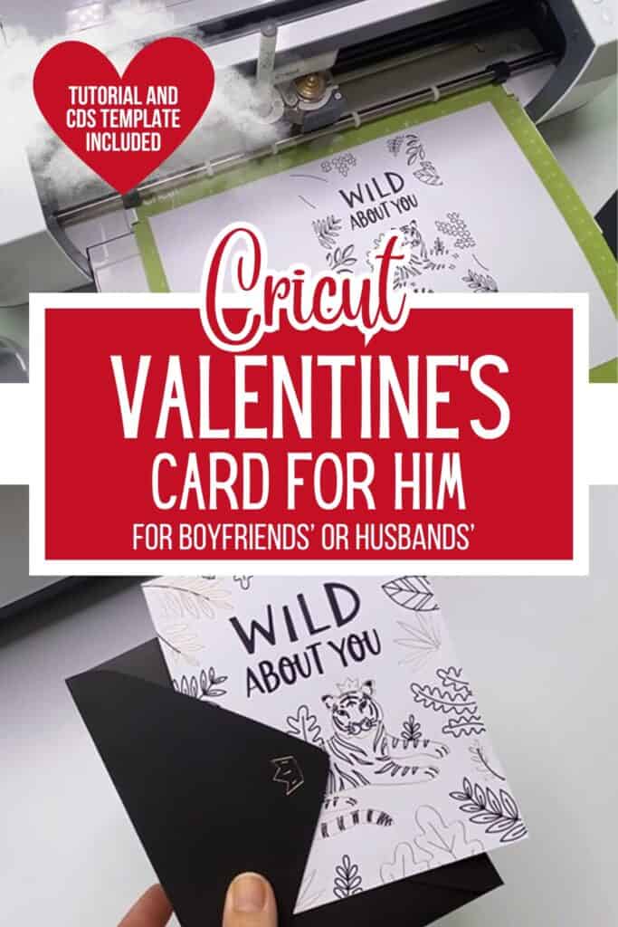 Cricut Valentines Cards for Him