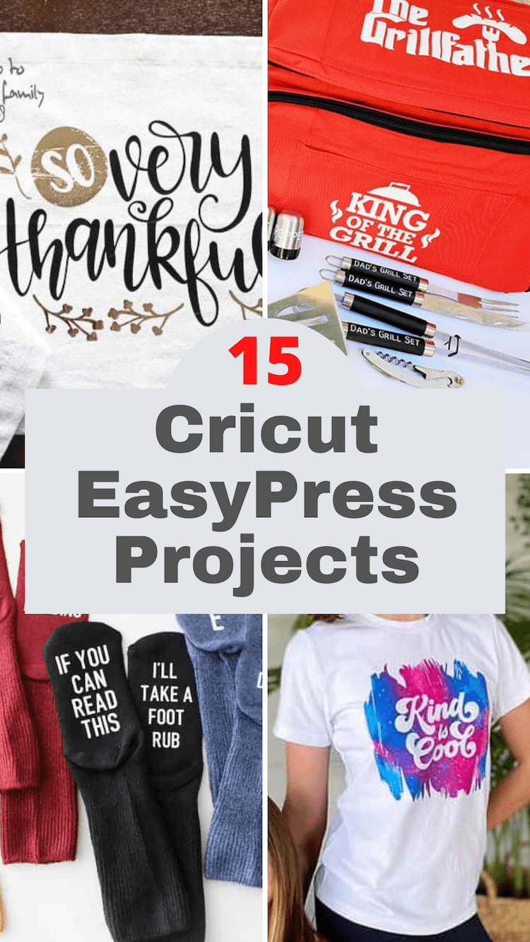 15 Super Fun Cricut EasyPress 2 & 3 Project Ideas to Try!