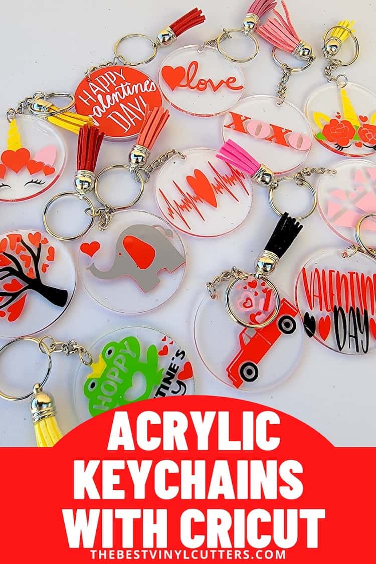 How To Make Acrylic Key Chains With Cricut Vinyl