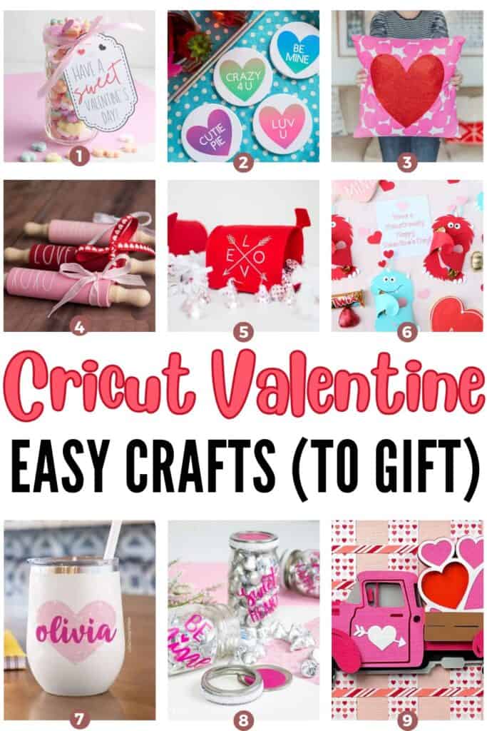 Easy DIY Cricut Valentine Gifts to Make