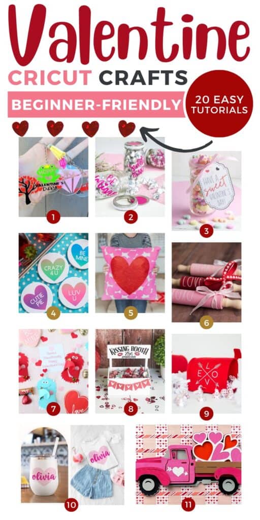 Easy Valentine Cricut Crafts for Beginners