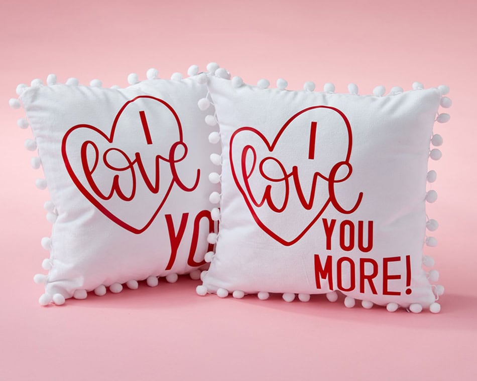 I Love You More Pillow Pair CDS