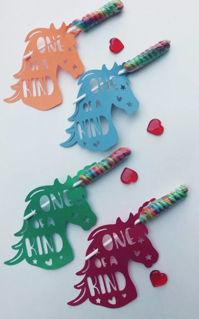 Unicorn Valentines by thrifty northwest mom